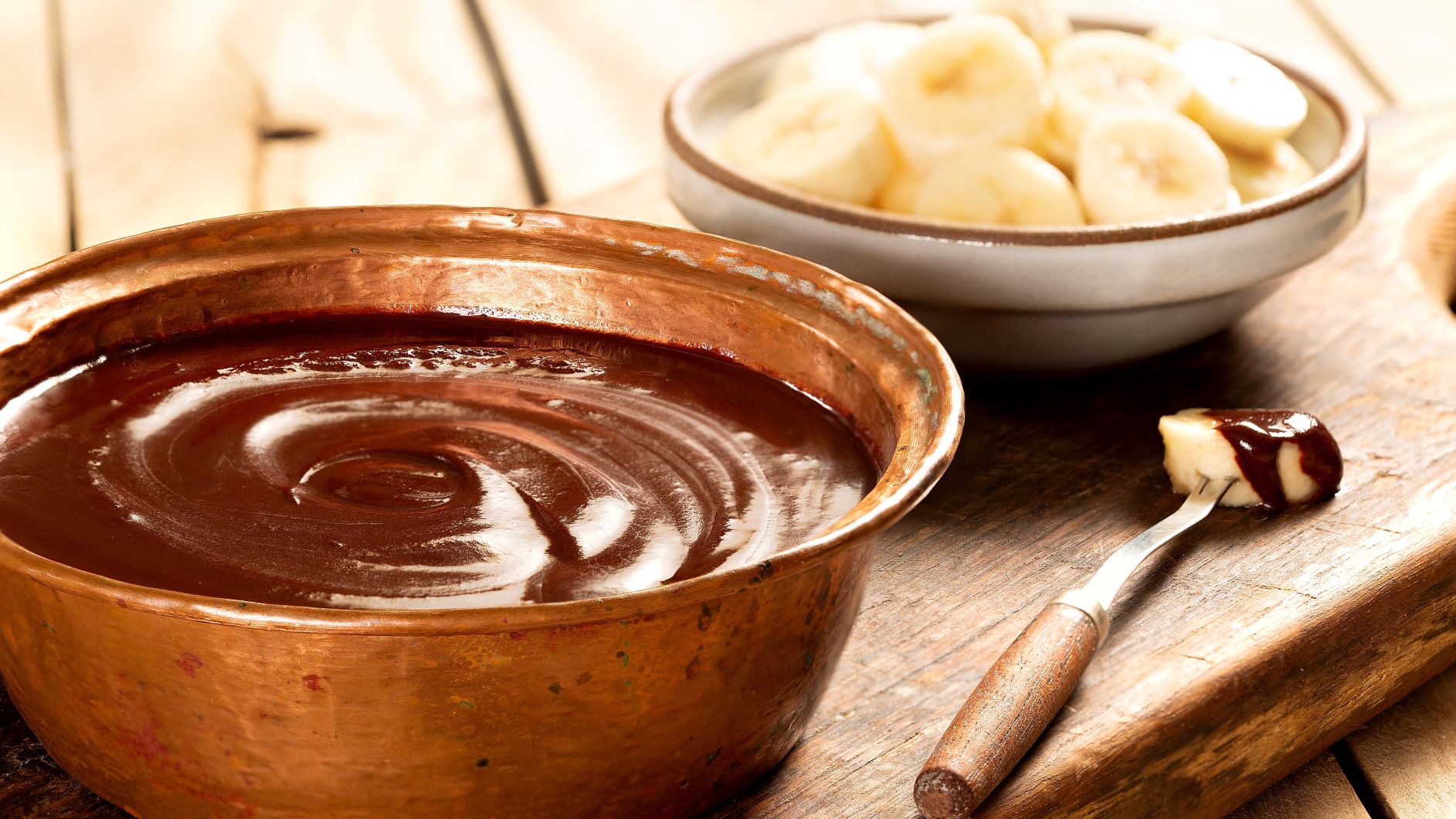 Receita atentada de fondue de chocolate