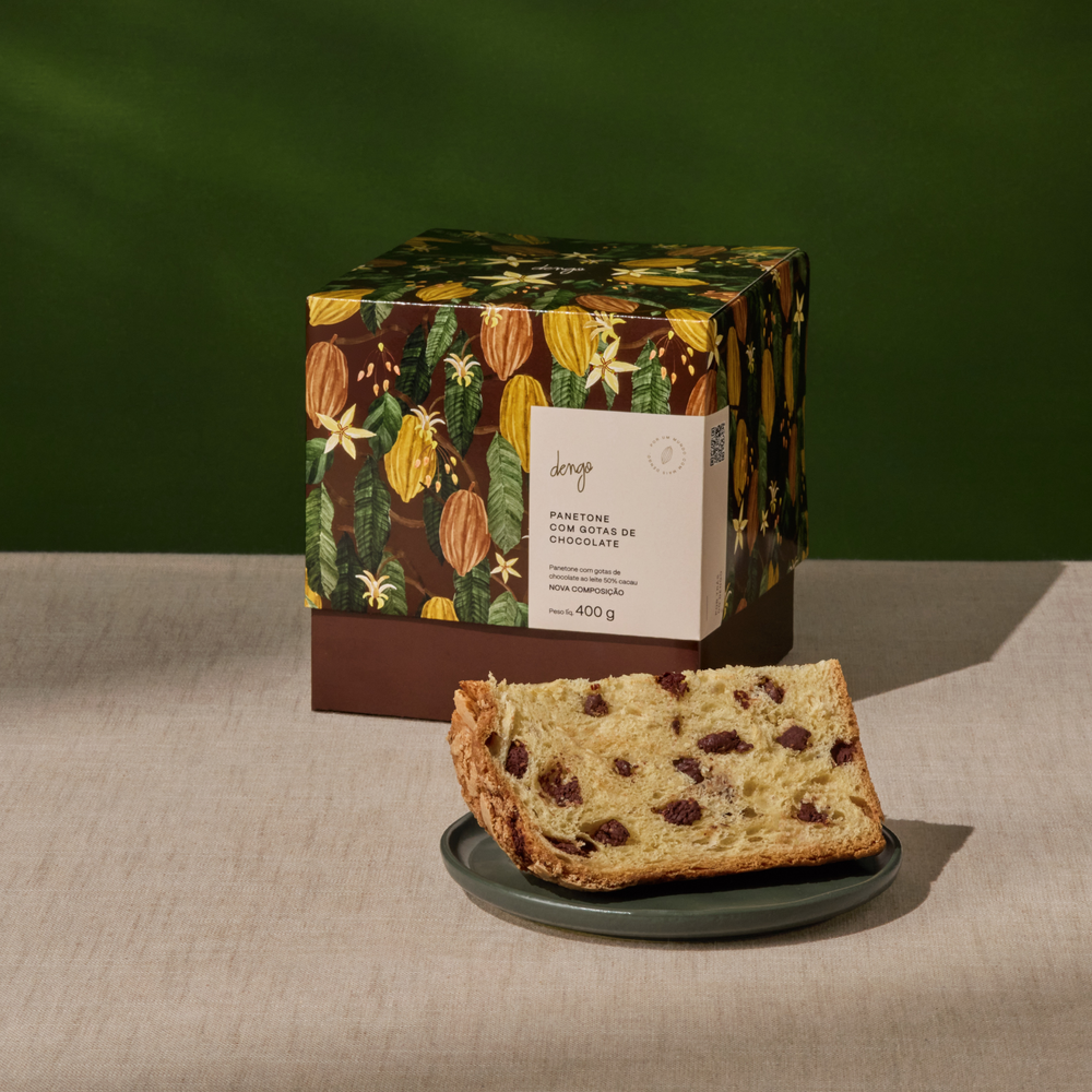 Panettone Pépites de Chocolat au lait 50% |  400g