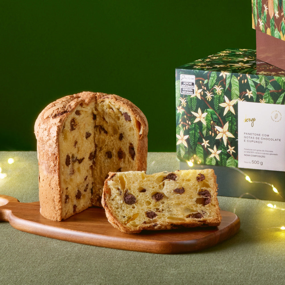 Panettone Cupuaçu & Pépites de Chocolat au lait 50% | 500g