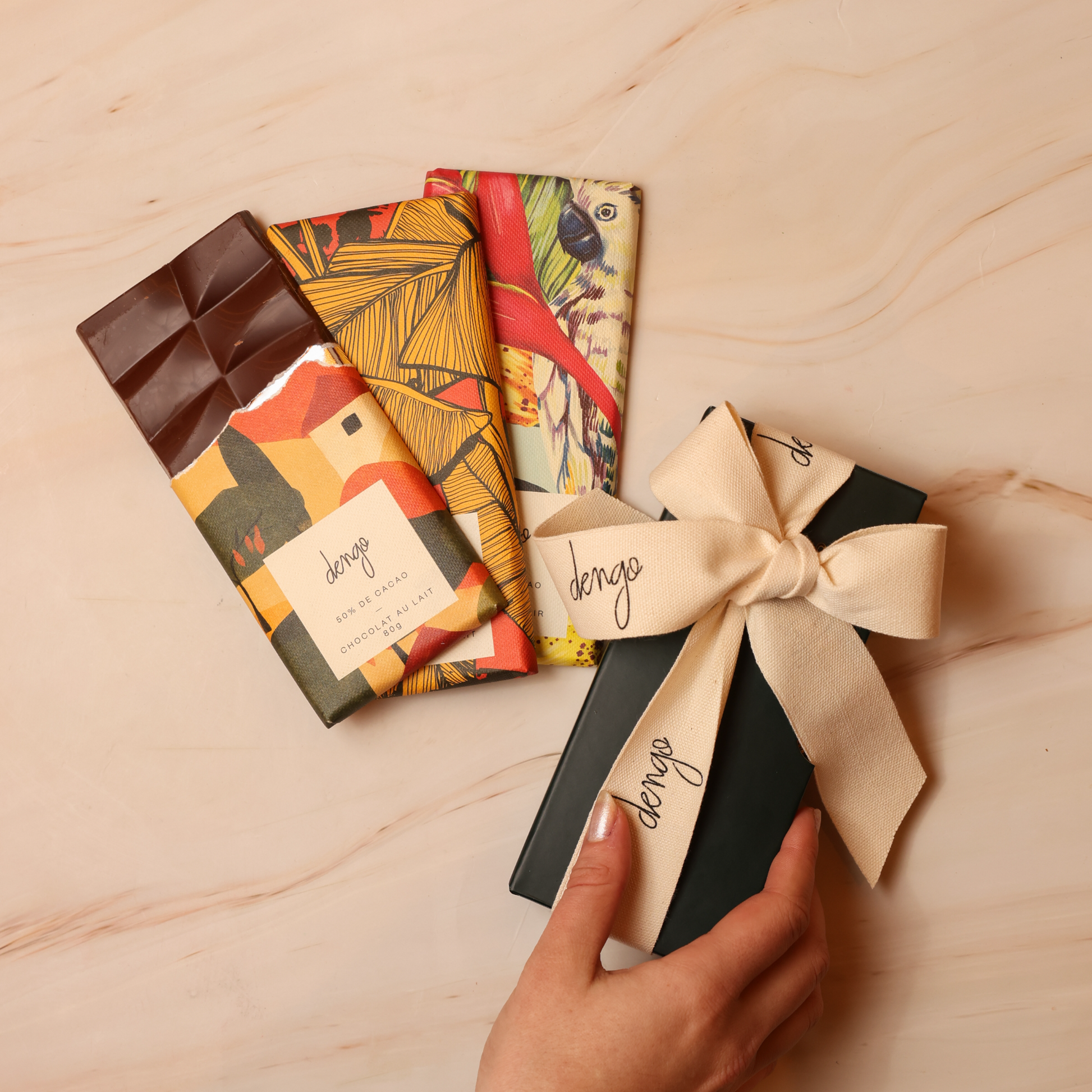 Coffret 3 Tablettes - 38%, 50% & 70% de cacao